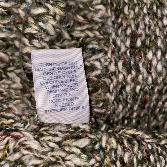 St. John Bay‎  Crewneck Long Sleeves Women Crochet Open Knit Tunic Sweater - Picture 9 of 9